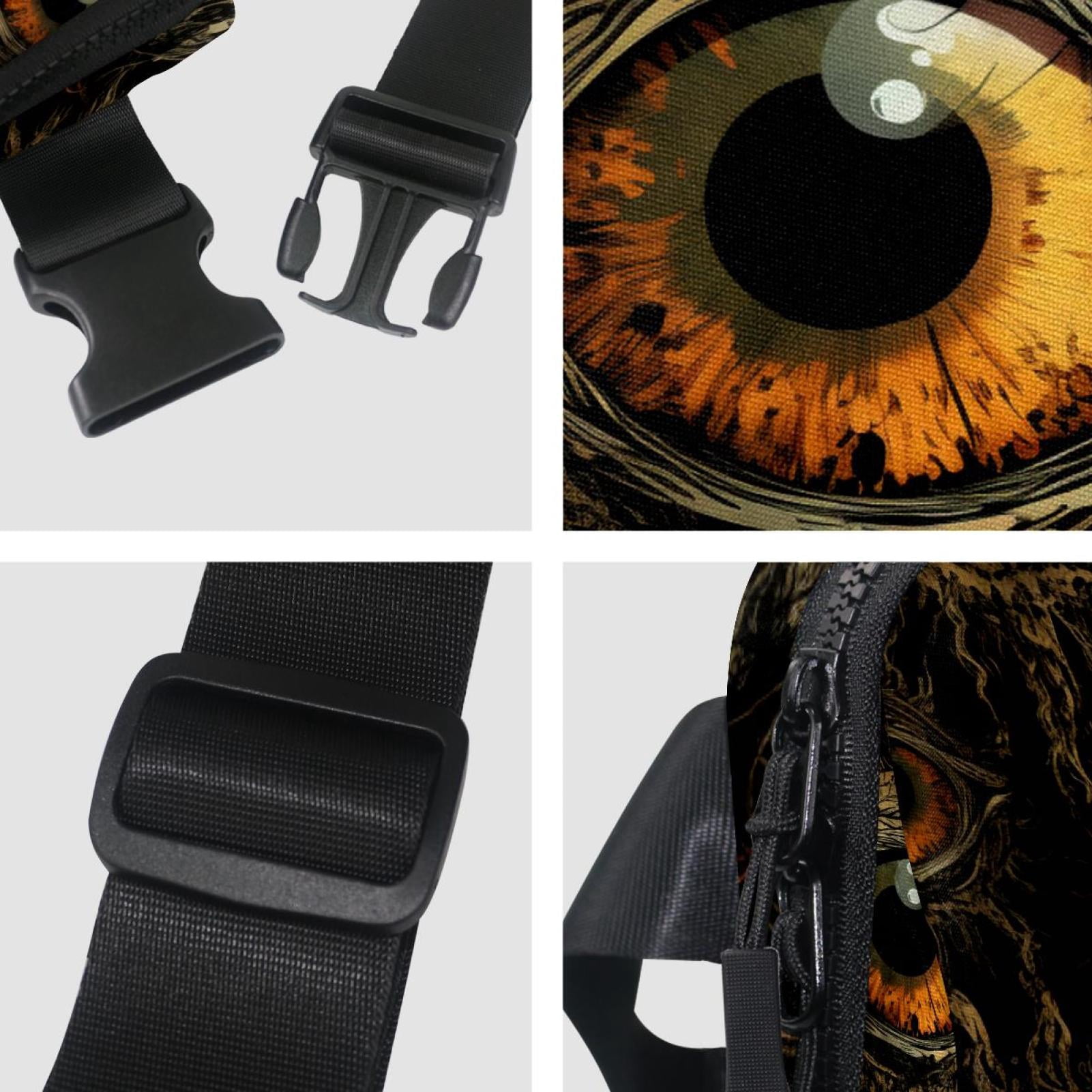 Halloween eyeballs Lightweight Running Belt Waist Bag with Extension Strap and Money Belt - Unisex