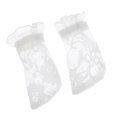 thumbnail image 4 of Calcetines de encaje Yotijar para muñecas Accesorios para niñas DIY blanco, 4 of 9