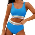 thumbnail image 3 of TAIAOJING Women Swimsuit Bathing Suit Bikini Sets High Waisted Two Piece Sporty Swimsuits High Cut Bathing Suits, 3 of 6
