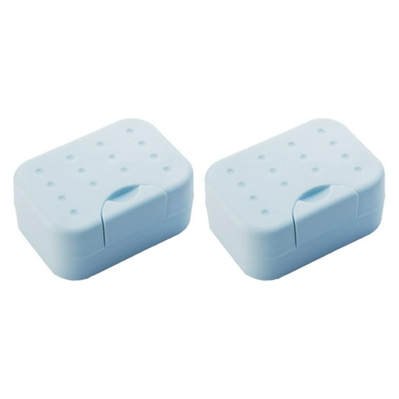 JWDX Rack Clearance, Portable Travel Soap Box Holder Plastic Soap Case Dish Container with Leachate Sponge for Bathroom Outdoor Hiking Camping Gym