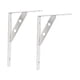 thumbnail image 2 of 2 soportes triangulares para estantes en forma de L para montaje en pared, resistentes a cargas pesadas, 8" L en forma de 8 pulgadas, 2 of 7