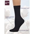 thumbnail image 4 of Medias de algodón suaves para mujer COTTON DAY, negras, talla 6-9, 4 of 9
