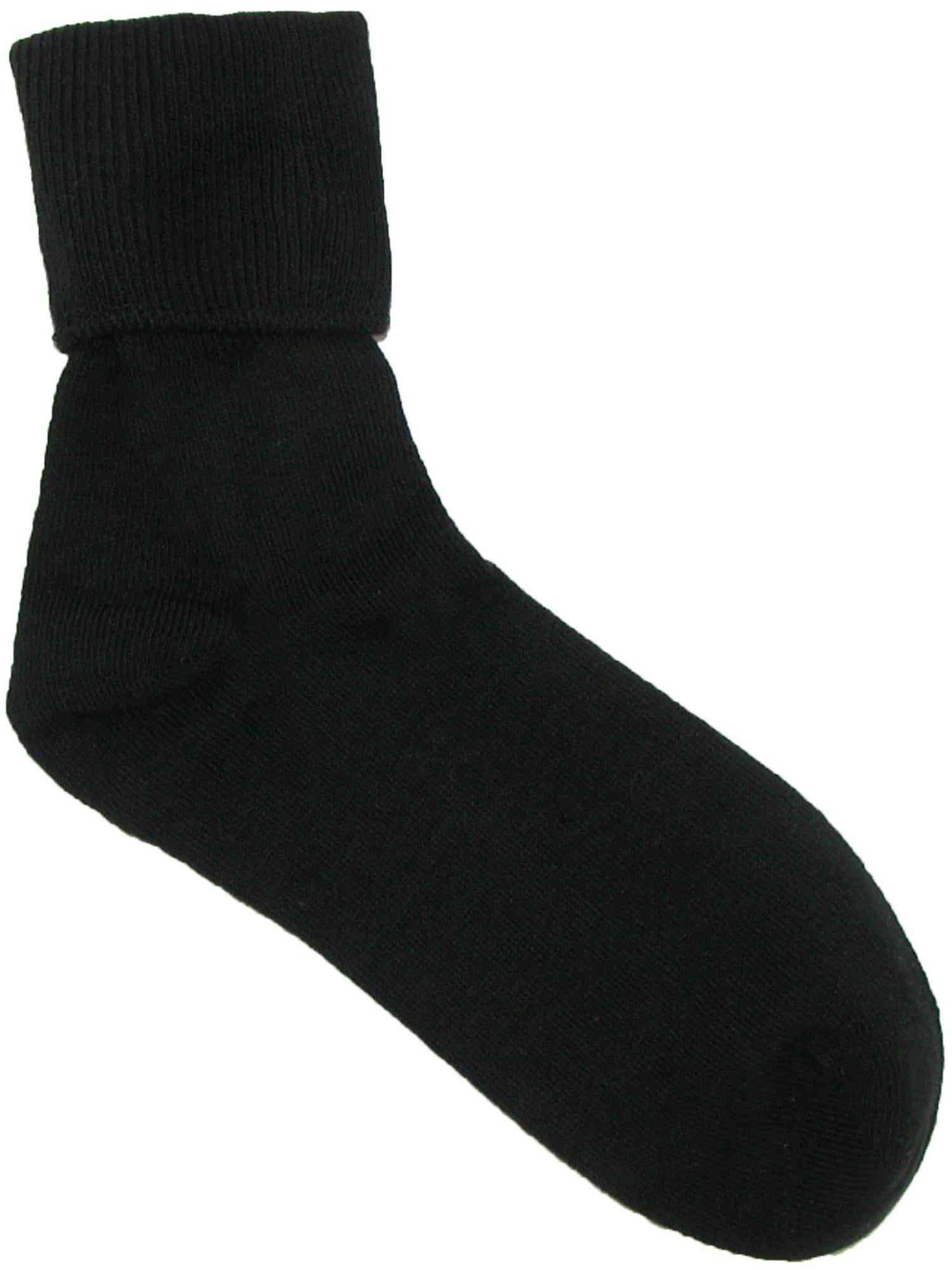 Size one size Women's Organic Cotton Turn Cuff Socks