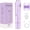 Purple, variant on Bikini trimmer for women, 2 in 1 Dual-Head Electric Body Hair Trimmer, Hair Remover