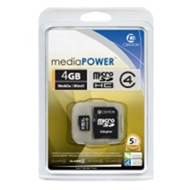 Centon S1MSDHC44G Micro SDHC 4GB Class 4 Flash Memory Cards Walmart