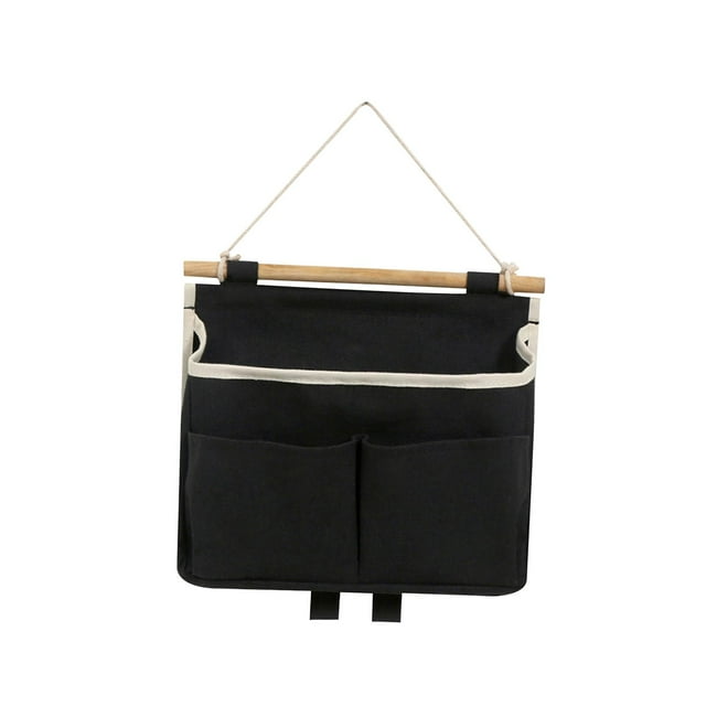 Bolsa de almacenamiento de dibujos animados perfecl 3 bolsillos bolsas de almacenamiento negro