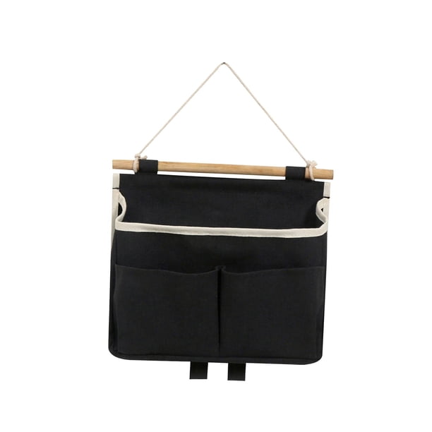 Bolsa de almacenamiento de dibujos animados perfecl 3 bolsillos bolsas de almacenamiento negro