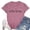 Pink, variant on Cute Dinosaur Graphic Tees for Women 2026 Summer Casual Short Sleeve Crewneck Dino T Shirts