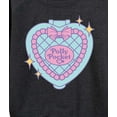 thumbnail image 3 of Polly Pocket - Polly Pocket Quilted Heart Case - Women's French Terry Long Sleeve Shirt, 3 of 5