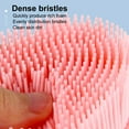 thumbnail image 4 of Cepillo de baño y champú de silicona suave para bebés, doble cara con cerdas elásticas para masaje y limpieza profunda. Ideal para piel sensible y cuero cabelludo, promueve la circulación y reduce la, 4 of 7