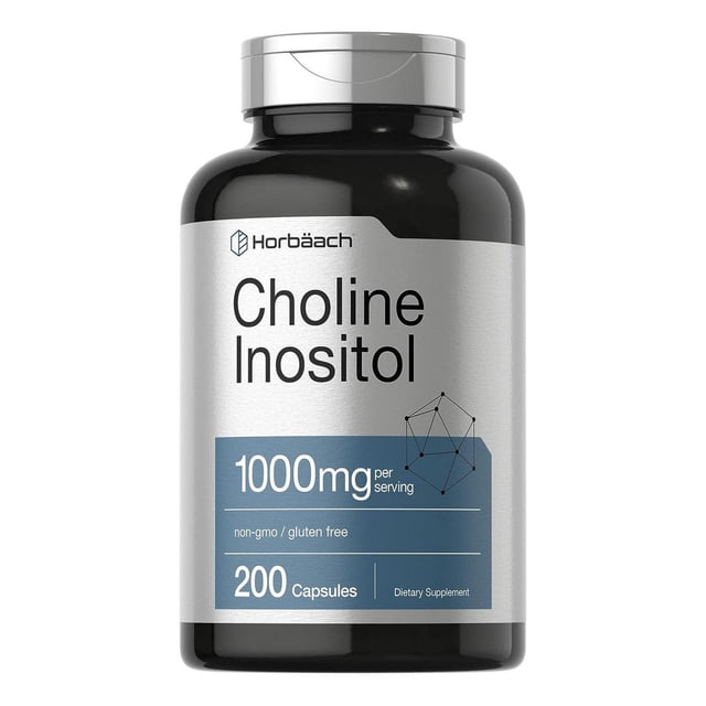 Colina Inositol Choline 1000mg 200cáps Apoyo Salud Hepática