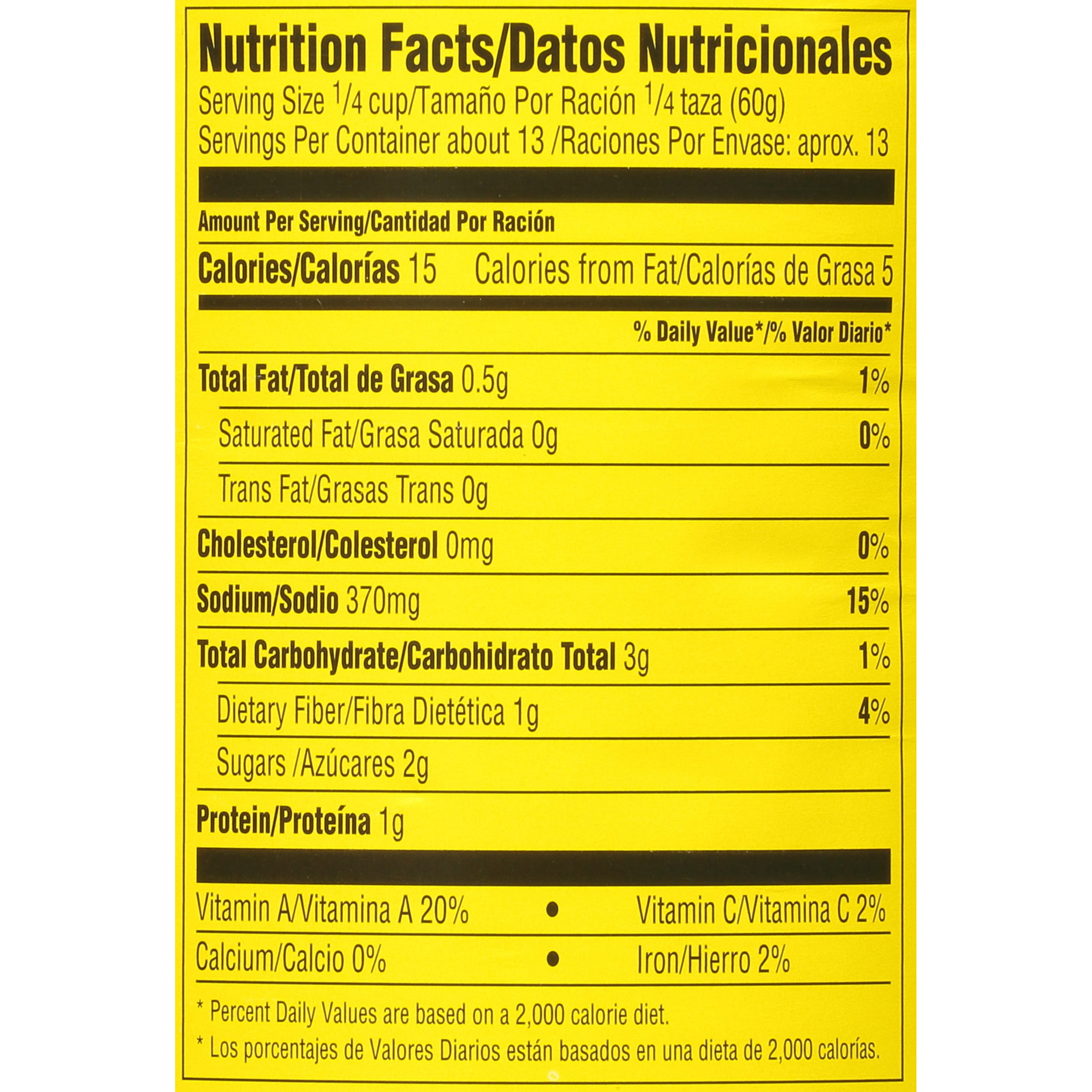 Las Palmas Nutrition Facts Besto Blog