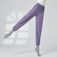 thumbnail image 6 of TYGHBN Women's Casual Pants Classical Dance Trousers Wide Legged Straight Pocket Long Pants Gymnastics Practice Exercises Dance Training Leg Binding Pants Women Casual Pants plus Size Womens Business, 6 of 6