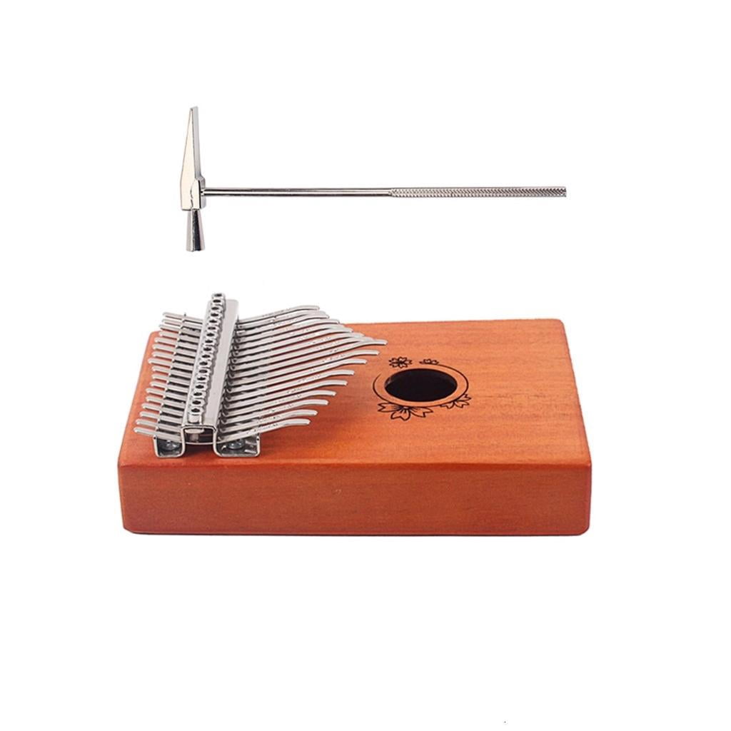 Yihuala Portable Wooden Kalimba 17 Keys Pocket Thumb Piano Adults & Music Beginners