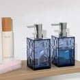 thumbnail image 5 of 1PC Hand Soap Dispenser,Clear Rust Proof Soap Dispenser,Refillable Lotion Dispenser for Bathroom Decor Kitchen College Dorm(Blue), 5 of 6