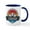 White/Navy Inside, variant on CafePress - Mt Aggie Ski Slope College Station Texas Mugs - 11 oz Ceramic Mug - Novelty Coffee Tea Cup