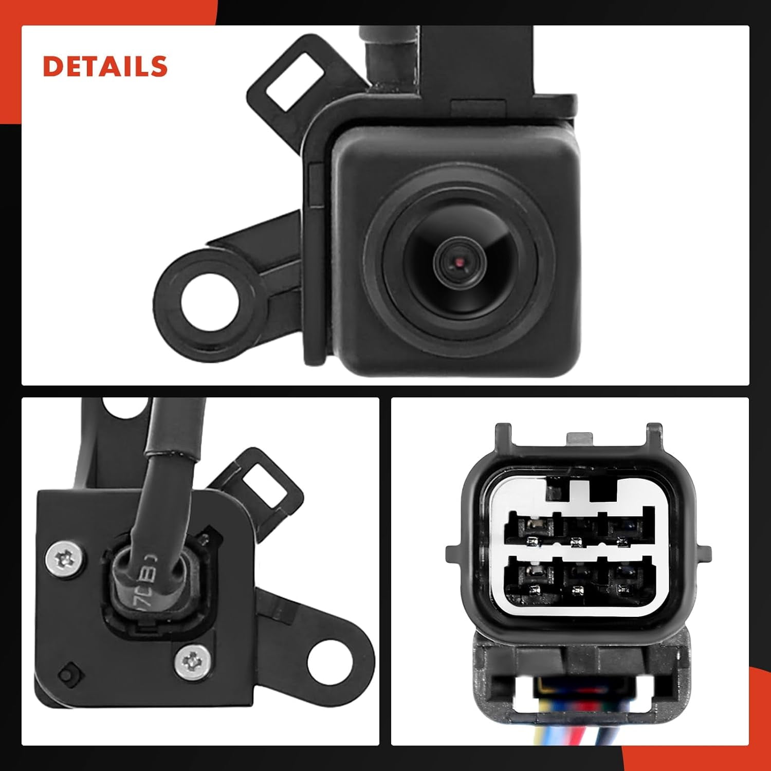 A-Premium Backup Camera For 2013-2015 Honda Accord - Rear View Park Assist Replacement