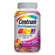 4 Pack Centrum Women's 50+ Multivitamin Gummies - Berry, Cherry & Orange, 90ct
