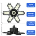 thumbnail image 2 of 3 Pack LED Garage Lights, 200W Hight Bright Light Fixture with 6+1 Deformable Panels, 20000LM Garage Ceiling Lighting for Garage Basement Workshop, 2 of 8
