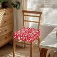 thumbnail image 2 of SEANATIVE Santa Claus Chair Covers for Dining Chair Set of 6 Christmas Chair Seat Covers for Dining Room HO HO Square Chair Slipcover with Elastic Bottom Furniture Protector Covers Xmas Accessory, 2 of 7