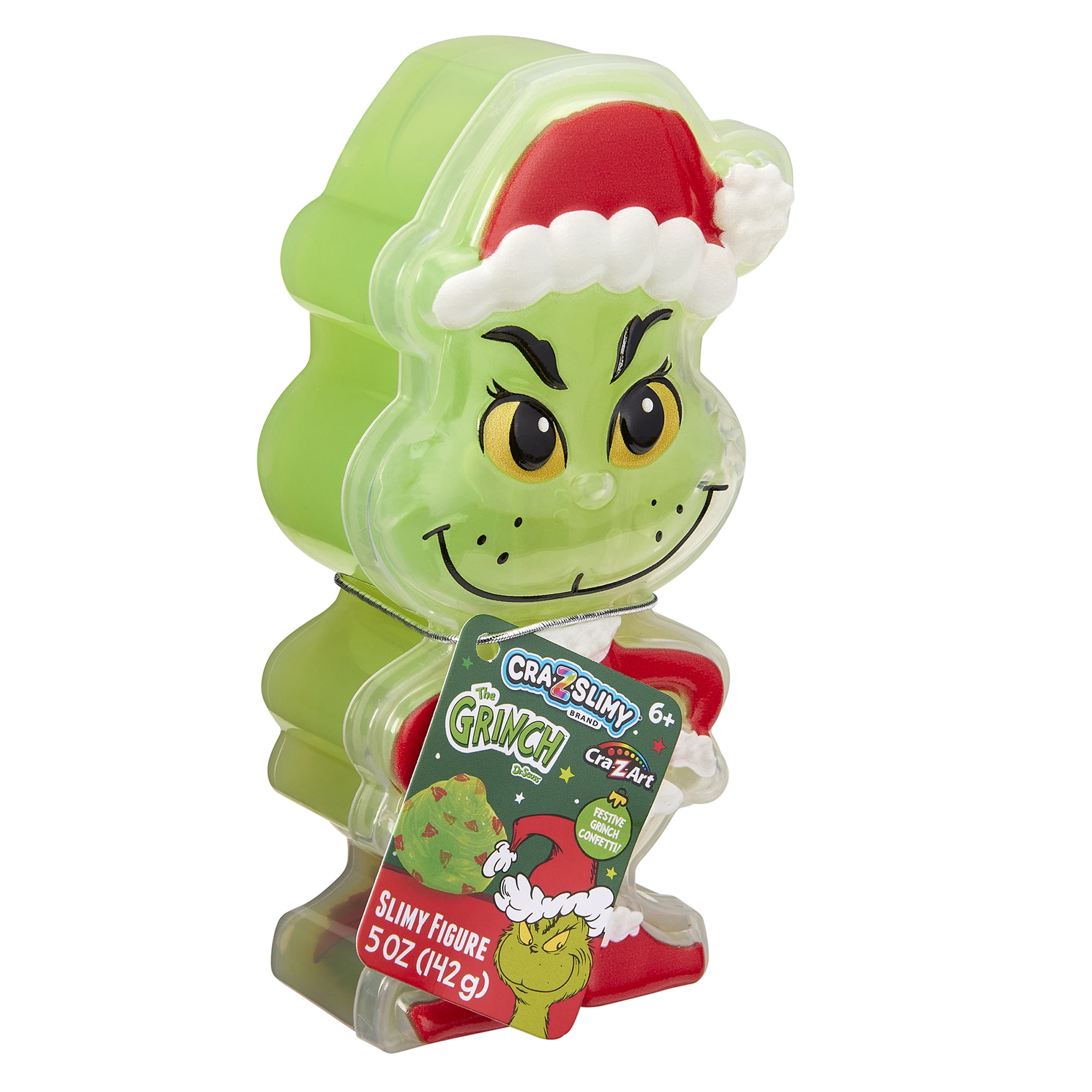 Cra-Z-Slimy Grinch Christmas Slime Toy – Holiday Stocking Stuffer for Kids