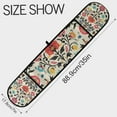 thumbnail image 3 of Yayeee Double Oven Mitt Kitchen Heat Resistant Baking 35" x7" Quilted Glove, Beige Red Floral, 3 of 6