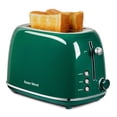 thumbnail image 1 of Tostadora Roter Mond de 2 rebanadas, retro, de acero inoxidable, color verde, 1 of 9