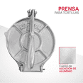 thumbnail image 5 of Prensa para tortillas 18cm aluminio fundido tortilladora manual, 5 of 5