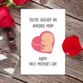 thumbnail image 5 of Cute First Mother’s Day Card, Expecting Mothers Day Card, Mothers Day Gift from Pregnant Wife, Happy Mothers Day from the Bump， First Mothers Day Gifts For New Mom Expecting Mom, 5 of 7