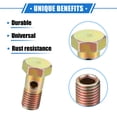 thumbnail image 3 of Unique Bargains 1 Set Car Single Banjo Bolt M10x1.25 Length 26mm Metric Thread Turbo Brake Line Fitting Adapter, 3 of 7