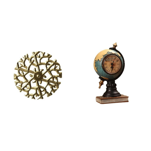 Escultura para colgar en la pared,Decoración de pared de metal para sala de estar,dormitorio y exterior.,Escultura colgante Arte de pared Disco decorativo,Figura de escritorio,Reloj de mesa