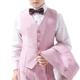 thumbnail image 3 of Ensemble de Fête Slim à Col Cranté Uni 4 Pcs pour Garçons, Mariage, Événements de campus Banmo, 3 of 5