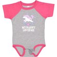thumbnail image 3 of Inktastic My Nanny Loves Me Girl Unicorn Girls Baby Bodysuit, 3 of 5