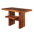 thumbnail image 3 of Furniture of America Rosa 5 Piece Counter Height Dining Set in Cherry, 3 of 7
