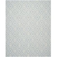 thumbnail image 3 of SAFAVIEH Cambridge Julian Geometric Wool Area Rug, Light Blue/Ivory, 9' x 12', 3 of 7