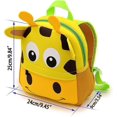 thumbnail image 2 of Mochila para niños pequeños, mochilas preescolares para bebés, niños y niñas, lindas mochilas de neopreno con dibujos animados para niños de 1 a 5 años, tamaño 9.45 "x 3.54" x, 2 of 5
