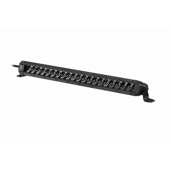 Hella Light Bar 358197301 Black Magic Tough; LED; 20 Inch Length; 21 LED Bulbs; 107 Watt; 10 To 30 Volt DC; Driving Beam; 6000 Lumens; Smoke Lens; Die-Cast Aluminum Housing; Bracket Mount