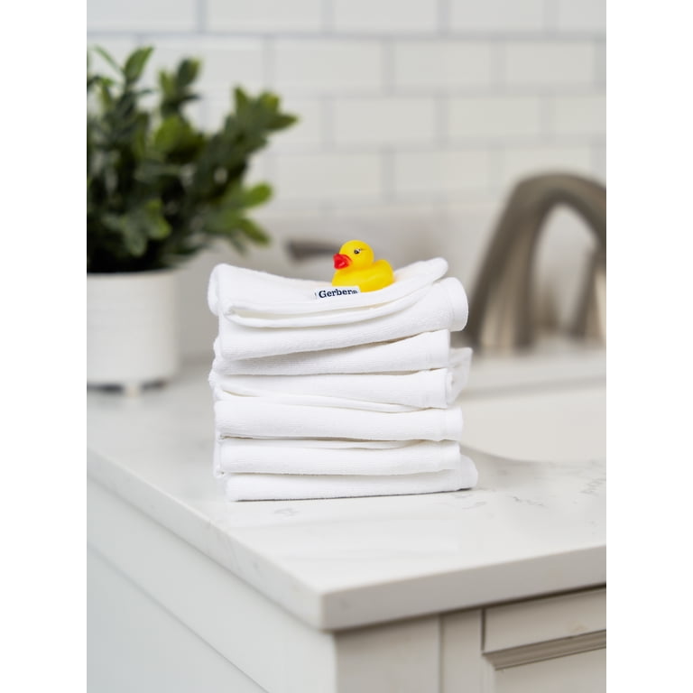 Gerber Absorbent Knit Terry Washcloths, 6-Pack photo 3