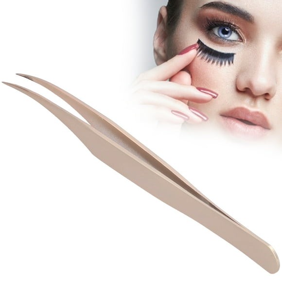 Pinzas Para Pestañas Con Punta De Fibra, Pinzas Para Extensiones De Pestañas De Acero Inoxidable Pinzas Para Pestañas Con Precisión Y Estilo Excepcionales Para Una