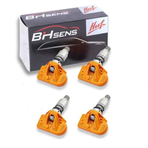 4 pc Huf TPMS Sensors compatible with Lexus NX200t 2015-2017 - Orange