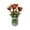 K, variant on Handcrafted Glass Flower Bouquet Desktop Ornament Decorative Figurine for Home Office Tabletop Display Decor