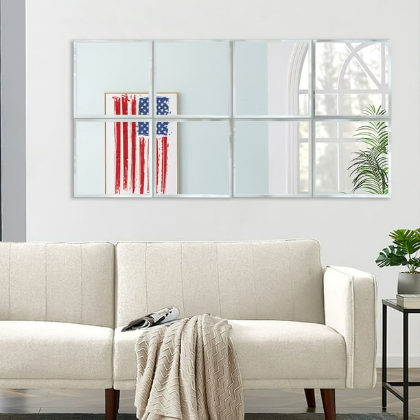 Neutype Frameless Mirror, Full Length Mirror, Wall Mirror Tiles Set of