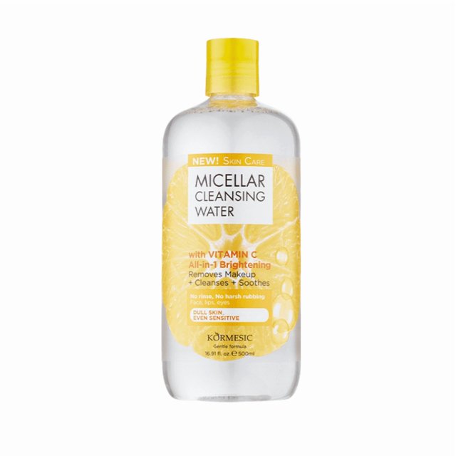 Gentle & Soothing Facial Makeup Remover 500ml by KORMESIC - Deep Cleansing, Non-Irritating Formula Dissolves Impurities, Calms Sensitive Skin, Hydrating & Non-Sticky Texture - Bulk Order (Min. 36