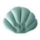 thumbnail image 1 of Almohada de baño inflable con forma de concha, impermeable, multifunción, antideslizante, de PVC. azul verde, 1 of 9