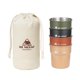 thumbnail image 4 of 4 tazas de acero inoxidable para acampar, vasos para beber con bolsa de transporte, capacidad de 300 ml, taza para beber, taza de café para viajes al Estilo C, 4 of 8
