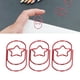 thumbnail image 1 of Clips Para Papel, 40 Unidades, Estilo Estrella Elegante, Revestimiento Inoxidable, Multicolor, 1 of 7