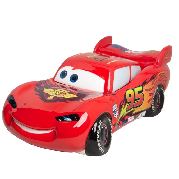Westland Giftware Lightning McQueen Ceramic Cookie Jar with Lid Disney Pixar Cars Kids Collectible