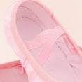 thumbnail image 4 of HAOTAGS Children's Dance Shoes, with Elastic Band Soft-soled Ballet Breathable Yoga Shoes Pink 27, 4 of 6