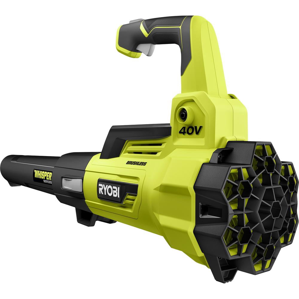 RYOBI RY40407BTLVNM 125 MPH 550 CFM 40-Volt Lithium-Ion Brushless Cordless Variable-Speed Jet Fan Leaf Blower (Tool-Only)