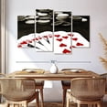 thumbnail image 3 of Elephant Stock Hearts Royal Flush Wall Art - Horizontal Multi Panel Canvas - Living Room Wall Decor - Hobbies And Lifestyle Multi Panel - Black And White Decor - 68" x 42", 3 of 8